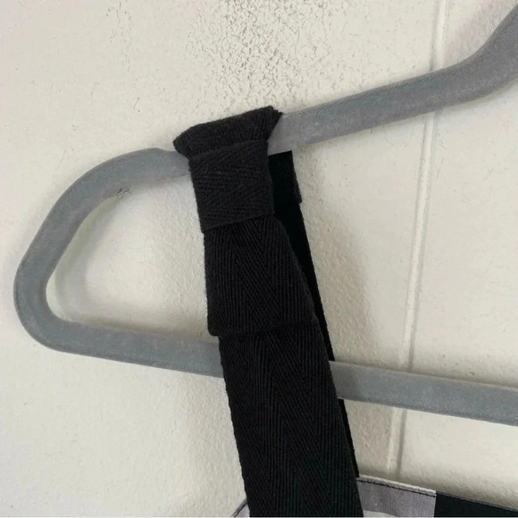 Broome Street by Kate Spade Womens Size 0 Black White Gray Gingham Peplum Top - Picture 7 of 12